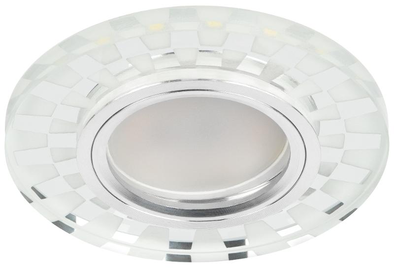 Светильник точечный декоративный DK LD47 SL /1 cо светодиодной подсветкой MR16, зеркальный (50/1800) | Б0048941 | ЭРА — миниатюра 3