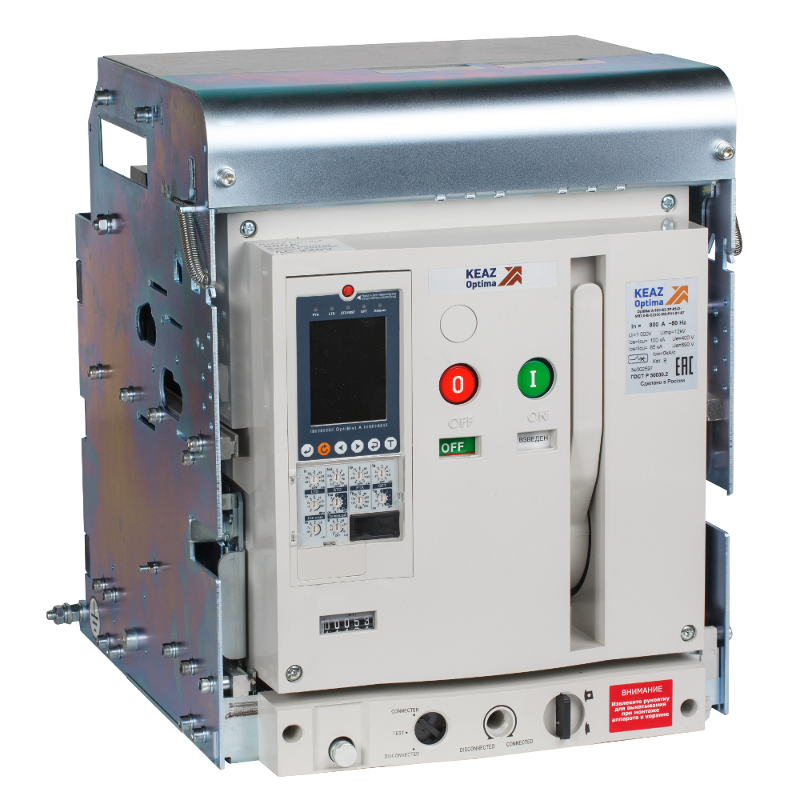 Выключатель автоматический OptiMat A-3200-S4-3P-100-D-MR8.0-BH-C0000-M0-P01-S1-03 | 334043 | КЭАЗ — КЭАЗ (Курский электроаппаратный завод)