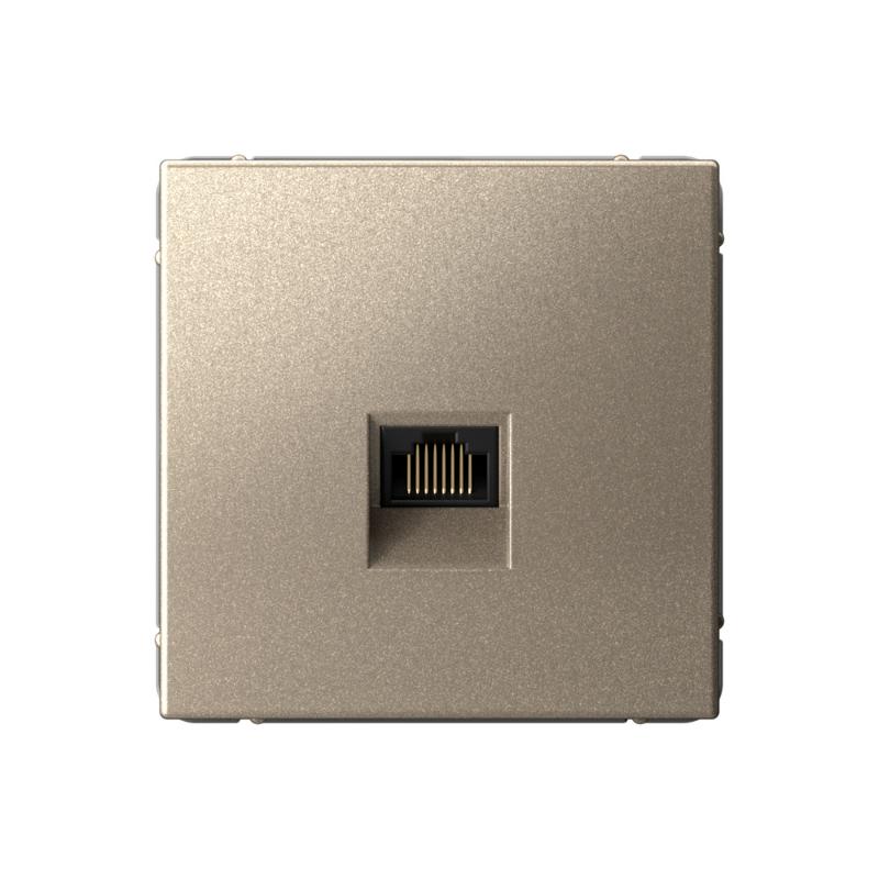 ArtGallery Шампань Розетка компьютерная RJ45, кат. 5е, механизм | GAL000583 |SE — Systeme Electric