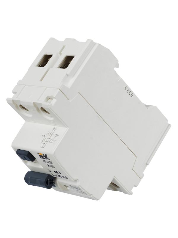 Выключатель дифференциальный (УЗО) R10N 2P 40А 30мА тип A ARMAT | AR-R10N-2-040A030 | IEK — миниатюра 6