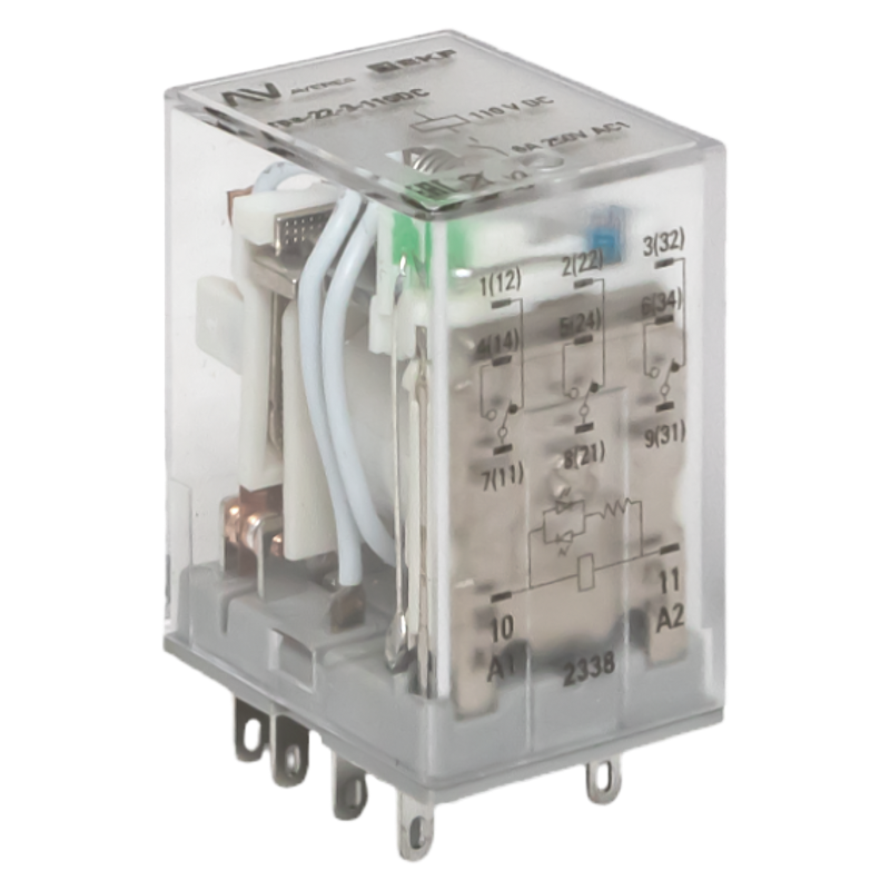 Реле промежуточное RPA 22/3 6A 110В DC  AVERES |rpa-22-3-110DC| EKF — миниатюра 7