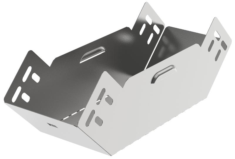 ESCA 3 Поворот верт. внутр. 90град 80х100-0,6 | ES3-PN-90-080-100-06 | IEK — миниатюра 1