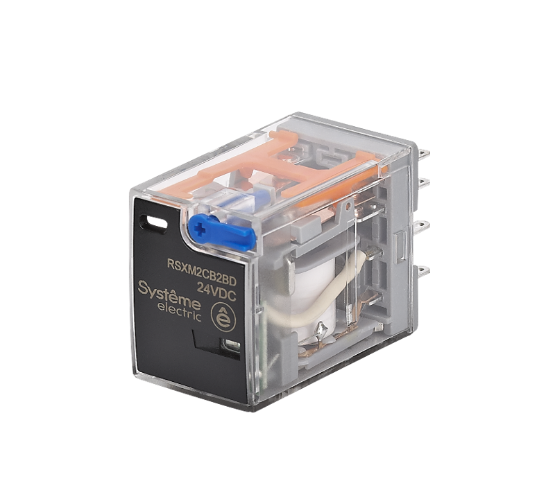 Реле 10A 2CO 24VDC тест кнопка LED | RSXM2CB2BD | SE — Systeme Electric