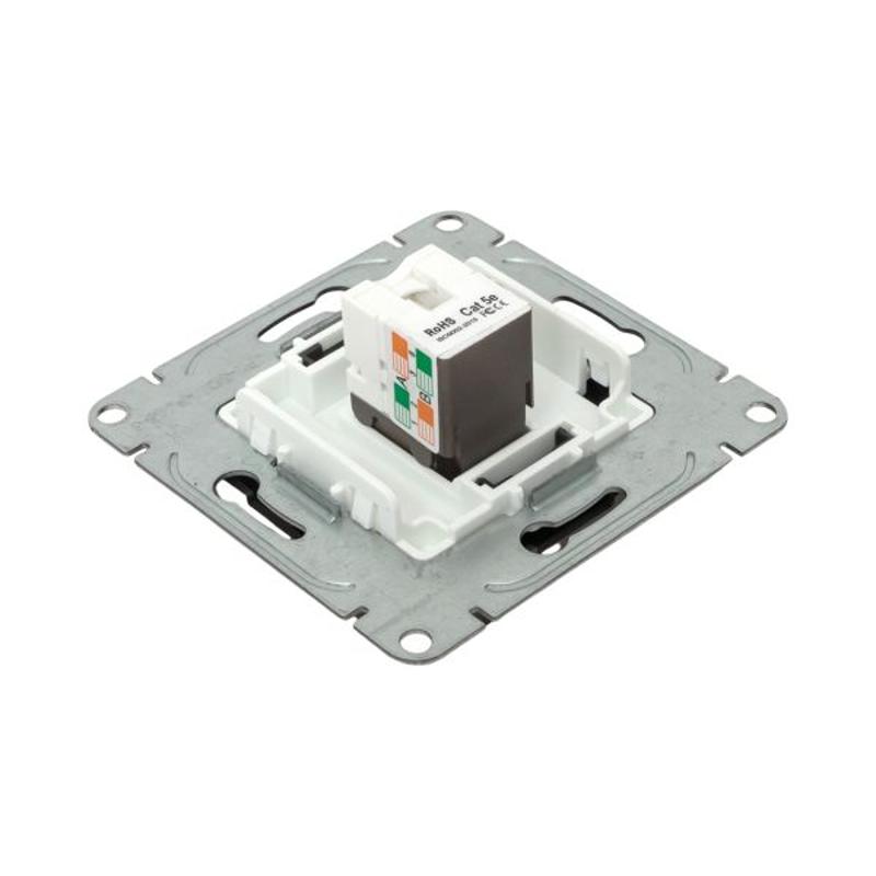 Механизм розетки RJ45 (cat5), мокко Эпика  |UP1-SOM-RJ45-5| EKF — миниатюра 9