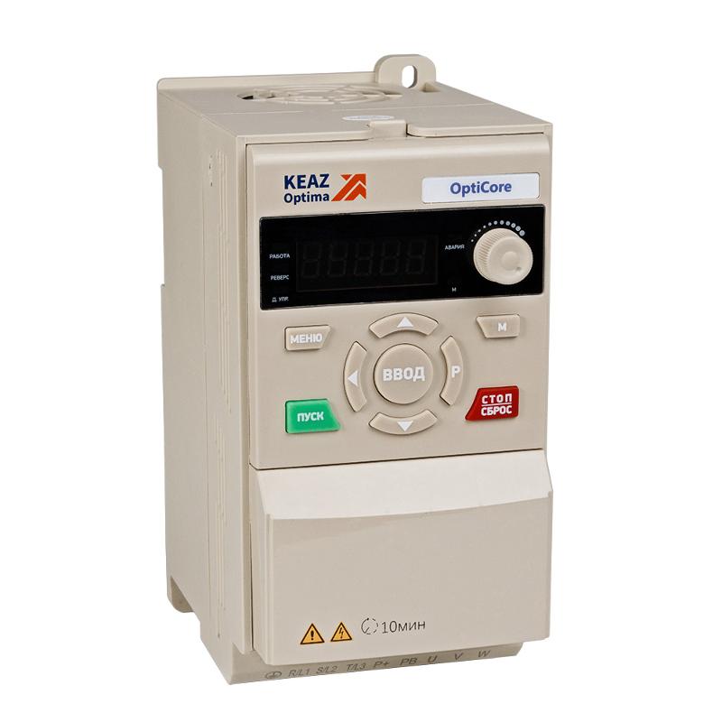 Преобразователь частоты OptiCore B100-H5K5-380-Т |337062| КЭАЗ — КЭАЗ (Курский электроаппаратный завод)