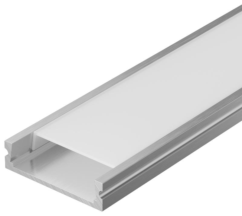 Профиль алюм. для LED ленты 2406 встр. трап. 2м к-т опал| LSADD2406-SET1-2-V4-1-12| IEK — IEK (ИЭК)