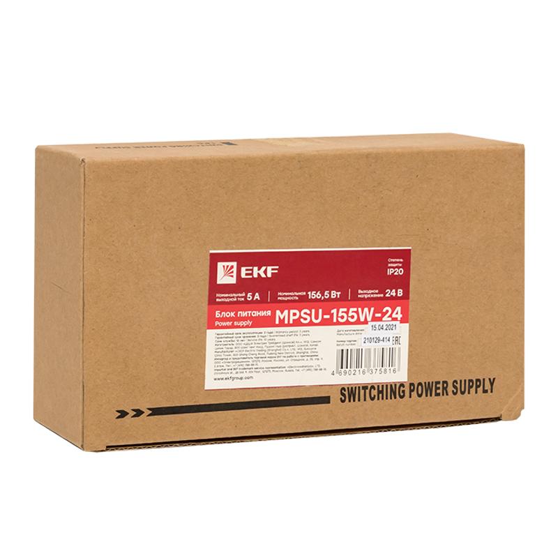 Блок питания 24В с функцией ИБП MPSu-155W-24 EKF PROxima | mpsu-155w-24 | EKF — миниатюра 2