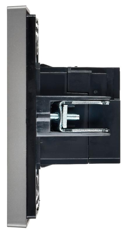 FORTE&PIANO Розетка USB A+C 18Вт FP551 сталь | FP-U22-018-K46 | IEK — миниатюра 5