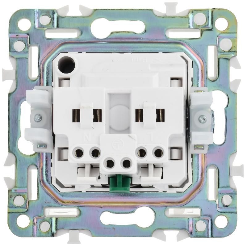 SKANDY Розетка с з/к/ш 16А б/к SK-R06N никель | SK-R14-16-1-K50 | IEK — миниатюра 5