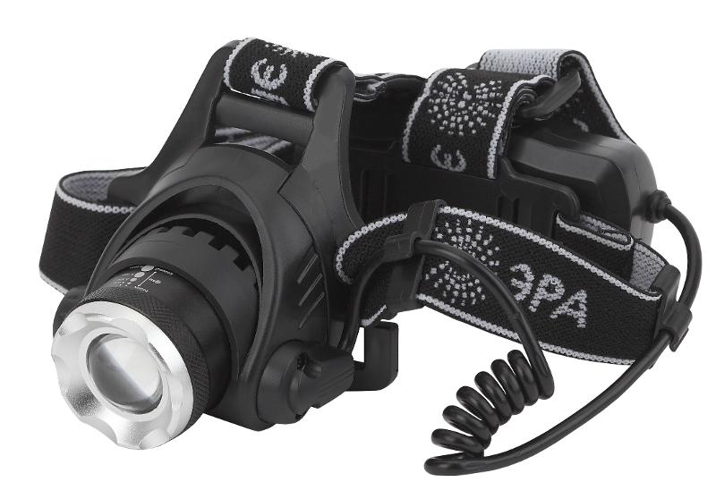 Фонарь налобный GA-805 аккумуляторный, рег фокус, 5Вт CREE, алюминий, литий 2,5Ач, USB, кор | Б0039625 | ЭРА — ЭРА (Энергия света)