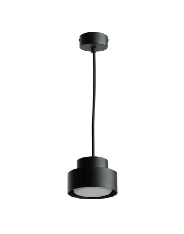 Светильник потолочный на подвесе GX53 12W 230V, черный D75*H110 HL3678 | 48409 | FERON — Feron