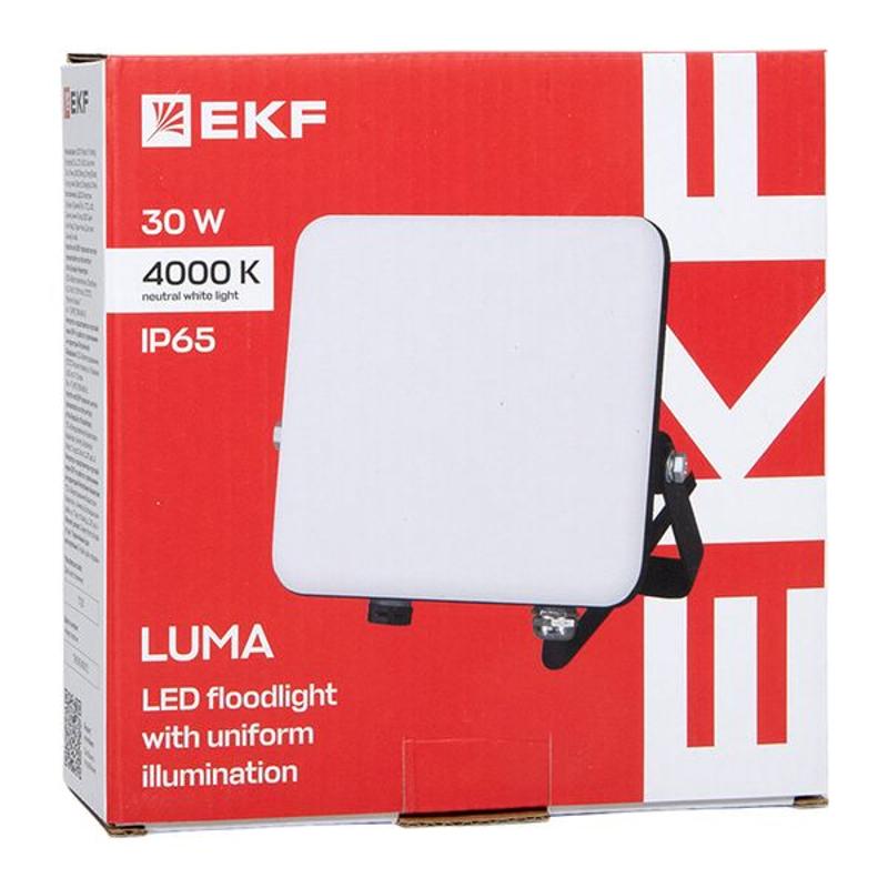 Прожектор светодиодный СДО-4003 30Вт 4000К IP65 с равномерной засветкой LUMA EKF | FLL-4003-30-4000 | EKF — миниатюра 14