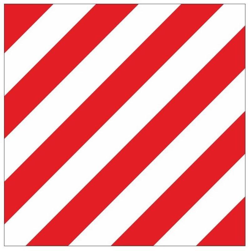 Знак "Негабаритное место" 300х300 мм, металл | zn-1-01 | EKF — фото 1 | Sento