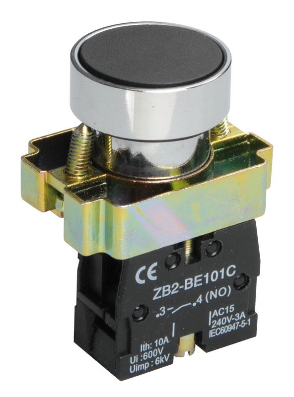 Кнопка управления LAY5-BA21 без подсветки черная 1з  | BBT60-BA-K02 | IEK — IEK (ИЭК)