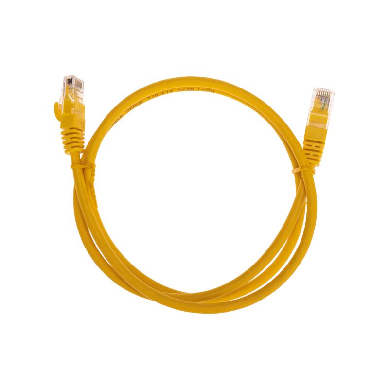 Патч-корд U/UTP CAT 6, RJ45-RJ45, 26AWG, LSZH, желтый, 1м REXANT | 02-0295-1 | REXANT — REXANT
