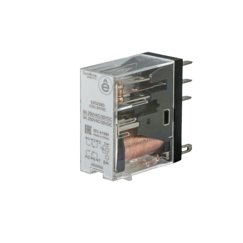 Реле 8A 2CO 24VDC LED | SXG23BD | SE — Systeme Electric