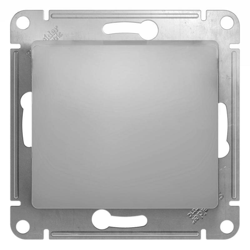 Glossa Алюминий Выключатель 1-клавишный, сх.1, 10АХ | GSL000311 | SE — Systeme Electric