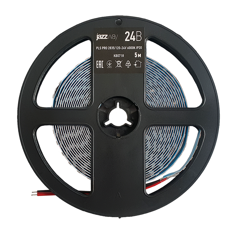 Лента светодиодная PLS PRO 2835/168-24V - 4000K IP20 5m | .5015753 | Jazzway — миниатюра 3