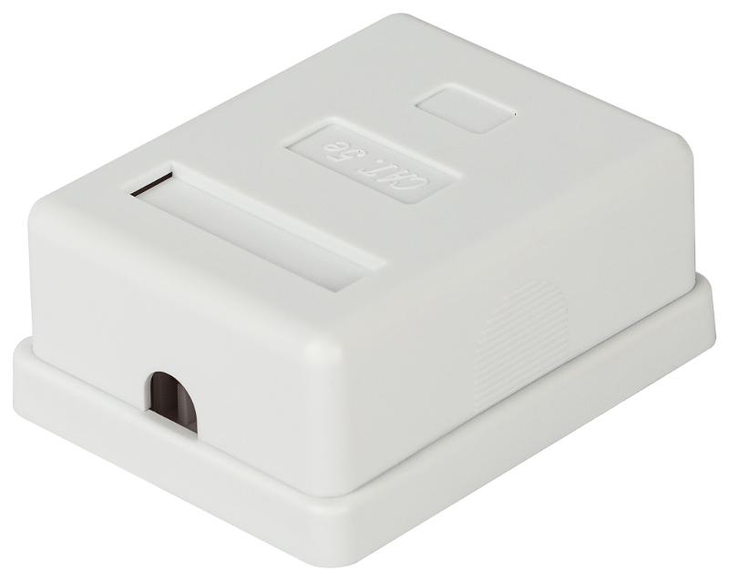 Компьютерная розетка ЭРА RJ-45 категория 5е неэкранированная 1-порт упаковка 40 штук  | Б0056900 | ЭРА — миниатюра 2