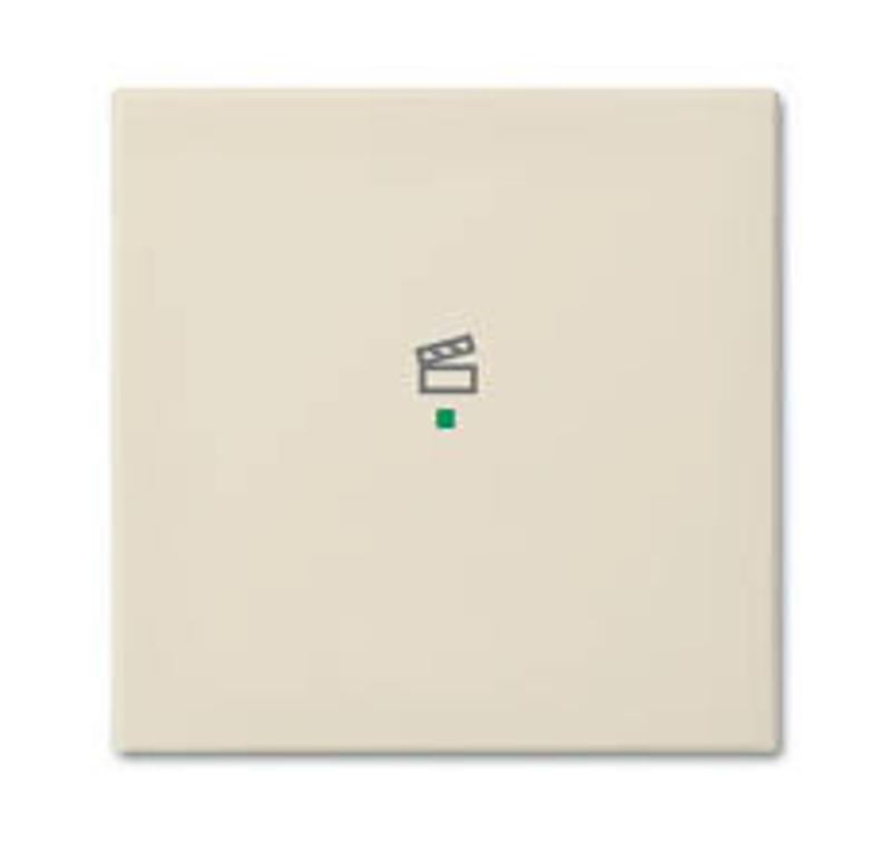SRS-1-92 Клавиша одинарная free@home, сцена, Basic 55, цвет слоновая кость | 6220-0-0638  | 2CKA006220A0638 | ABB — ABB
