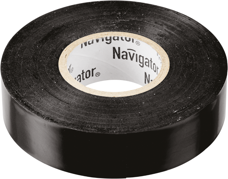Изолента NIT-A19-20/BL чёрная | 71110 | Navigator — Navigator