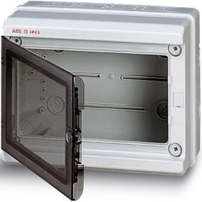 EUROPA IP65 бокс настенный 275х220х140мм ШхВхГ прозр.дверь серый | LUC 12 792 | ABB — ABB