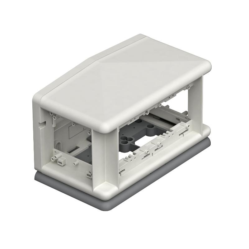 Напольный бокс Telitank 225x125x125 мм (полиамид,светло-серый) (T4L00C7035) | 7408304 | OBO Bettermann — OBO Bettermann