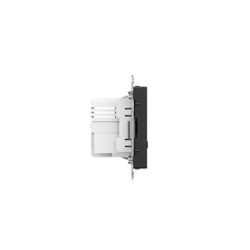 Механизм розетки USB-С, быстрая, чёрная Эпика EKF | UP1-SOB-USBCF | EKF — миниатюра 3