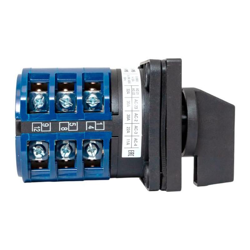 Переключатель кулачковый ПК-1-102 32А 2P «0-1-2-3» IP65 | pk-1-102-32-65 | EKF — миниатюра 3