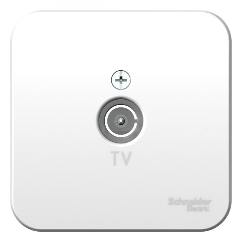 Blanca Белый О/У с изолирующей пластиной Розетка TV | BLNTA000011 | SE — Systeme Electric