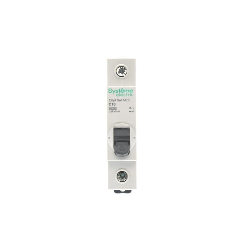 Выключатель автоматический однополюсный 10A C 6kA City9 | C9F36110 |Systeme Electric — миниатюра 2