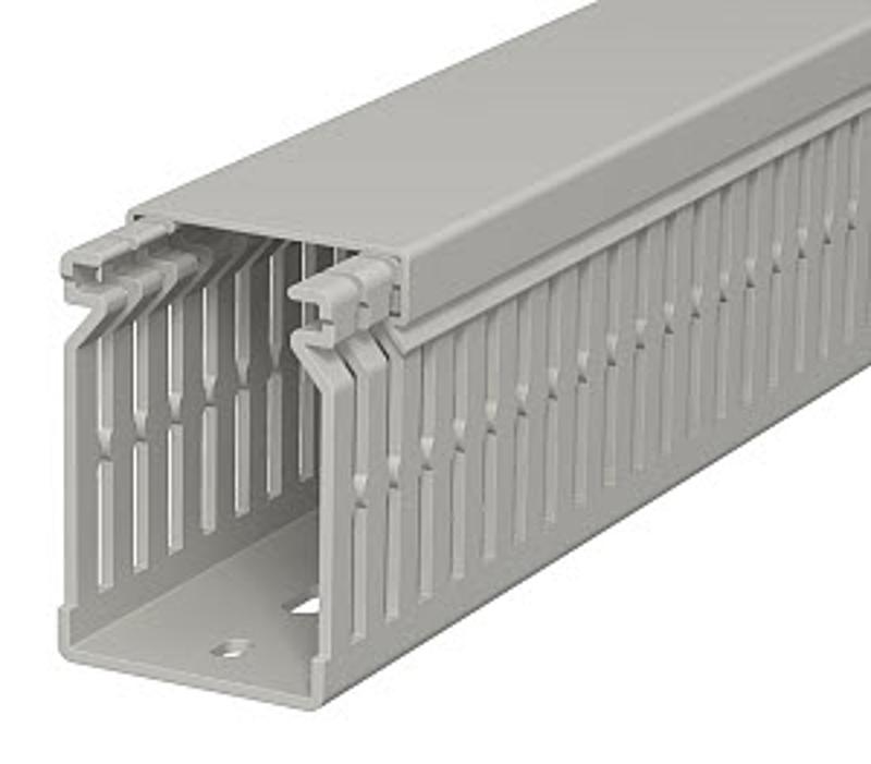 Распределительный кабельный канал LK4 N 60x40x2000 мм (ПВХ,серый) (LK4 N 60040) | 6178205 | OBO Bettermann — миниатюра 2
