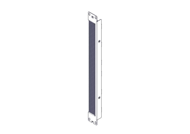 Щеточный уплотнитель Systeme Electric, серия Excelente, 1U, 2шт, черный | ET8429 | SE — Systeme Electric