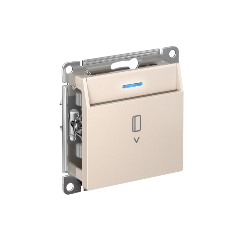 AtlasDesign Бежевый Выключатель карточный, механизм | ATN000267 | SE — Systeme Electric