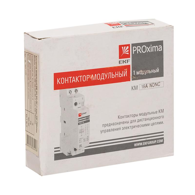 Контактор модульный КМ РУ 20А 2NO (1 мод.) EKF PROxima | km-1m-20-20 | EKF — миниатюра 2
