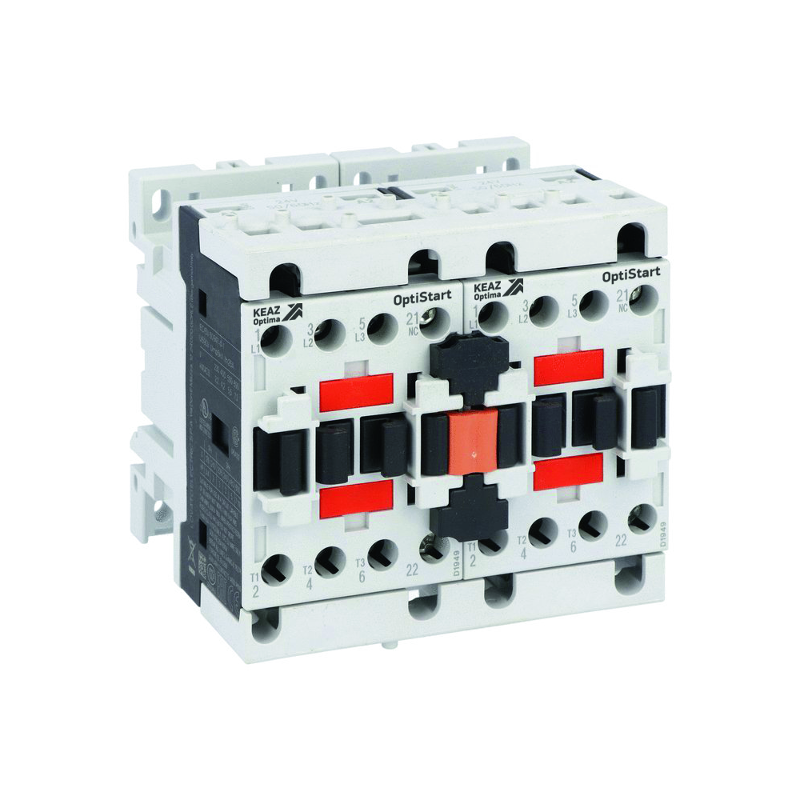 Сборка контакторов реверсивная OptiStart K-FC-18-30-01-A230 | 335158 | КЭАЗ — КЭАЗ (Курский электроаппаратный завод)
