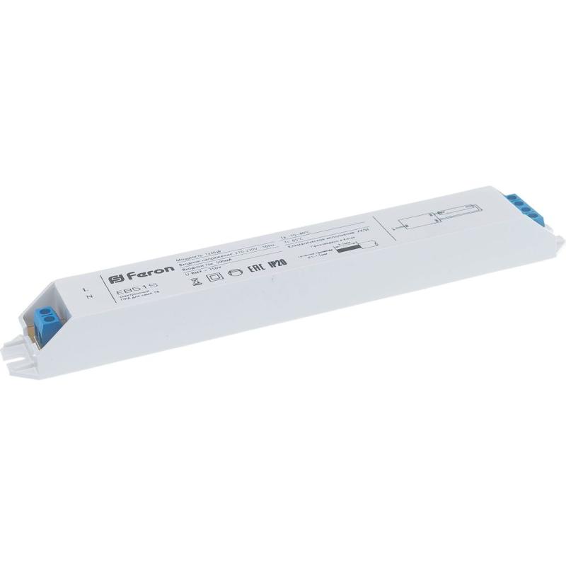 Аппарат пускорегулирующий электронный (балласт), 1*36W T8/G13 230V, EB51S | 21521 | Feron — миниатюра 4