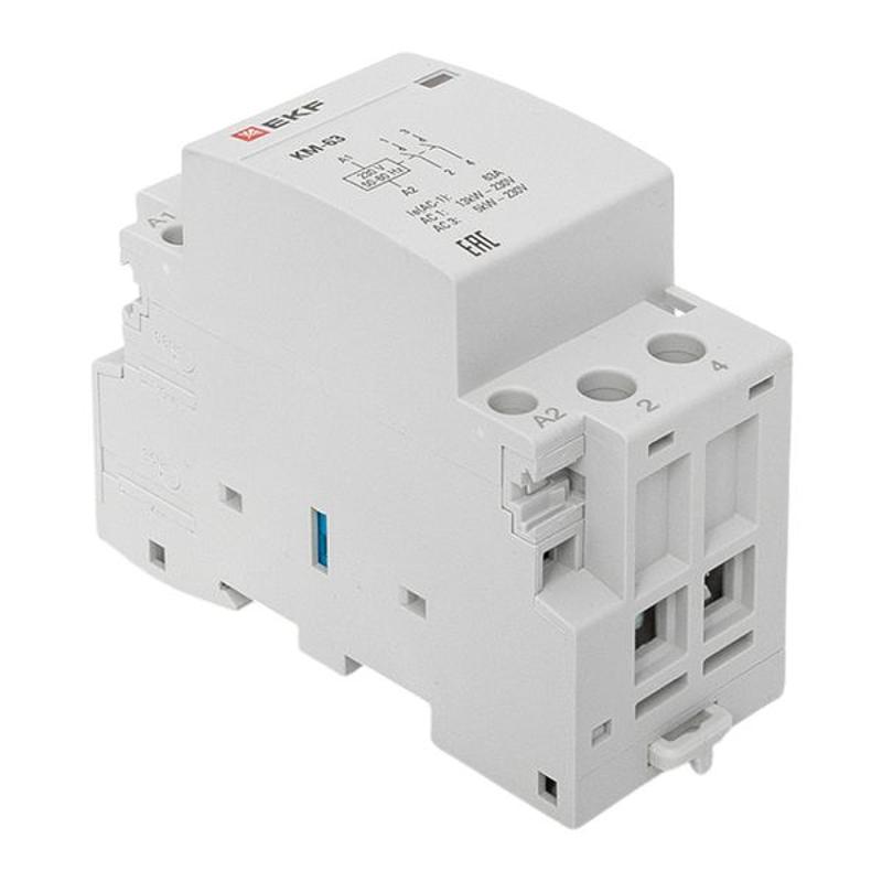 Контактор модульный КМ 63А 2NО (2 мод.) EKF PROxima | km-2-63-20 | EKF — миниатюра 13