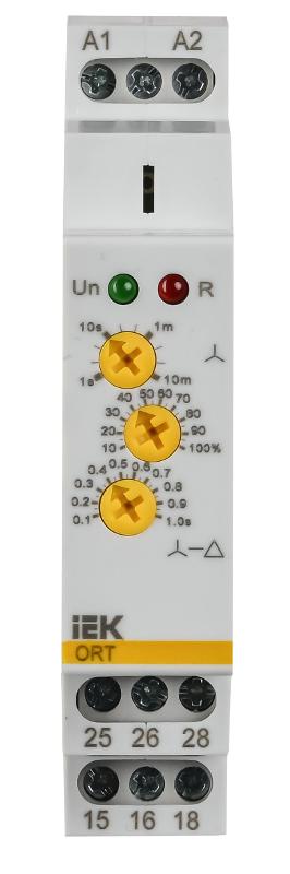 Реле пуска звезда-треугольник ORT.12-230 В AC/DC  | ORT-ST-ACDC12-240V | IEK — миниатюра 2