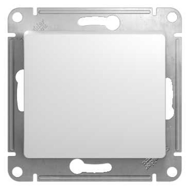 Glossa Белый Выключатель 1-клавишный, сх.1, 10АХ | GSL000111 | SE — Systeme Electric