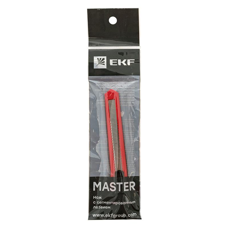 Нож с сегментированным лезвием 9 мм НСМ-10 Master | ncm-10-ms | EKF — миниатюра 3