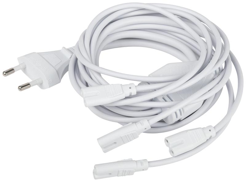 Разветвитель сетевой для фитолампы  FITO 4х IEC C7 (2 pin) для подключения 4 светильников | Б0061036 | ЭРА — миниатюра 3