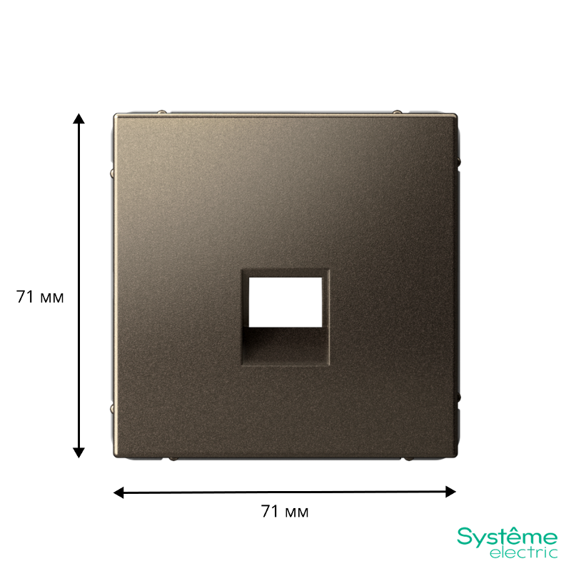 ArtGallery Мокко Накладка информационная типа Keystone | GAL000684 | SE — миниатюра 3