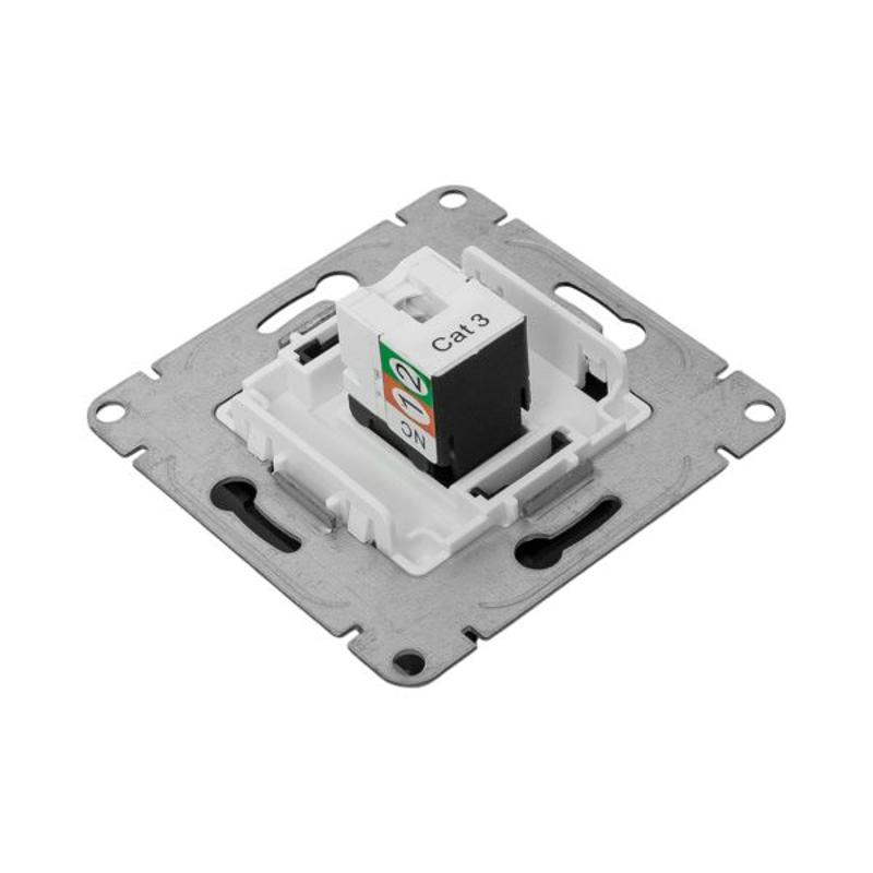 Механизм розетки RJ11, чёрный Эпика EKF | UP1-SOB-RJ11 | EKF — миниатюра 10