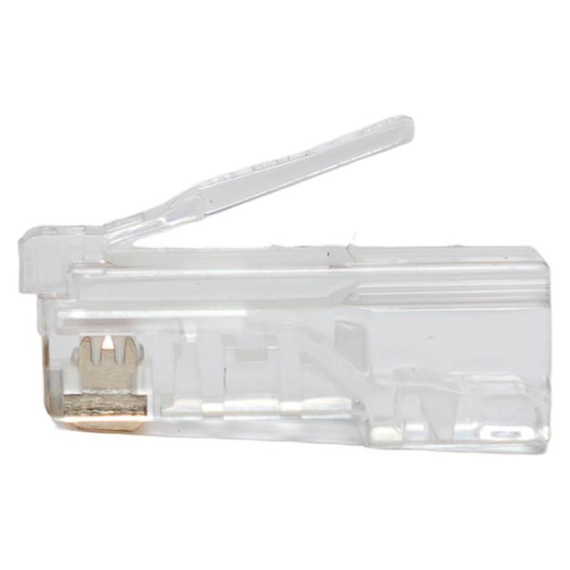 Коннектор RJ-45 TERACOM PRO неэкранированный 8P8C 30мкд Cat.5E универсальный (упак.10шт) | TRP-PLUG-5EUTP-10 | EKF — миниатюра 8