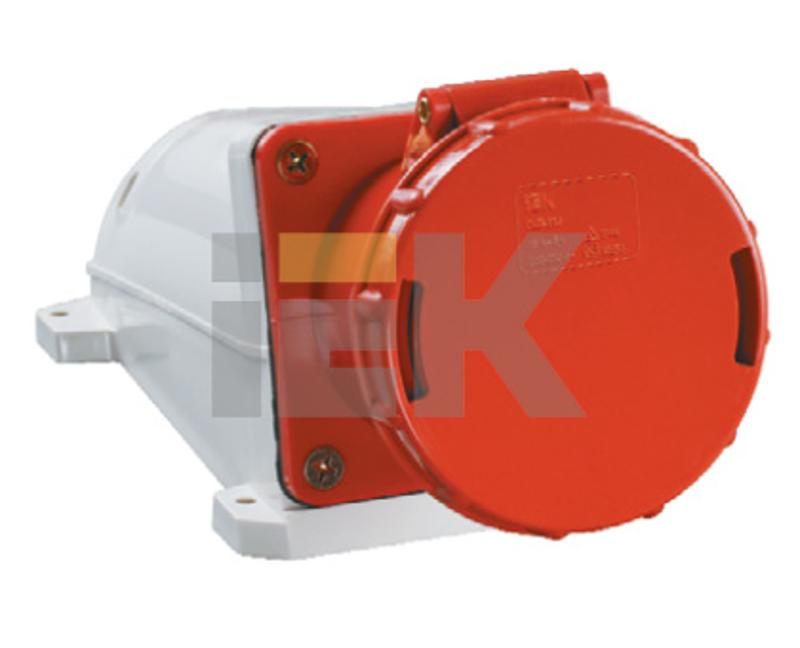 Розетка 135 стационарная 3Р+РЕ+N 63А 380В IP54 | PSR12-063-5 | IEK — миниатюра 2