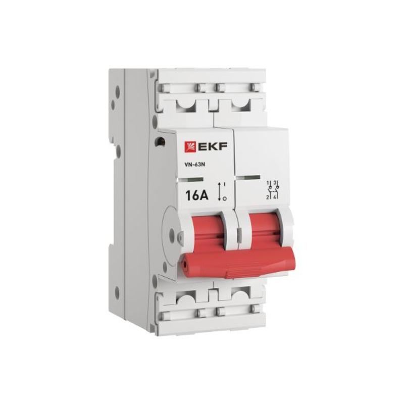 Выключатель нагрузки 2P 16А ВН-63N PROxima| S63216 | EKF — EKF