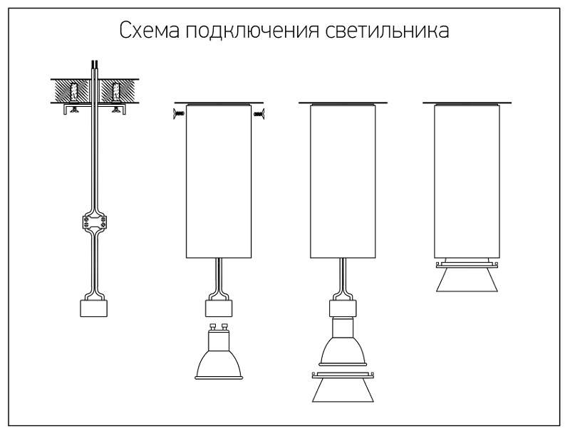 Светильник светодиодный накладной PDL-R 14080 GU10 WH/BL 230V IP20 | .5031340 | Jazzway — миниатюра 3