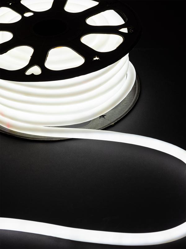 Гибкий неон круглый SMD2835-120 LED/м-220 В-6,5 Вт/м-IP67-6000 K (25м) | SQ0331-1518 | TDM — фото 1 | Sento
