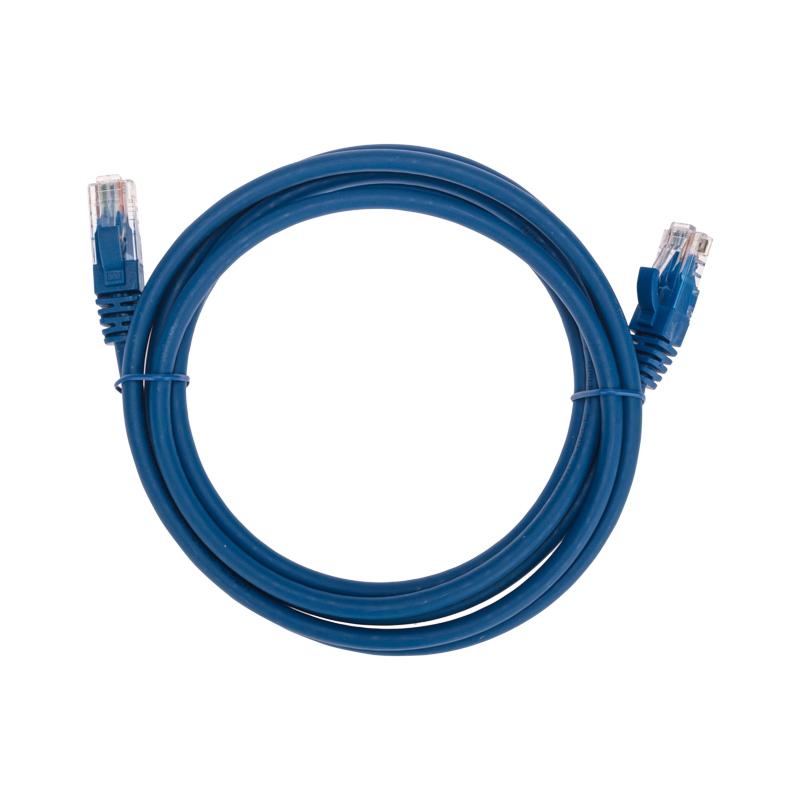 Патч-корд U/UTP CAT 6, RJ45-RJ45, 26AWG, LSZH, синий, 2м REXANT | 02-0294-2 | REXANT — фото 1 | Sento